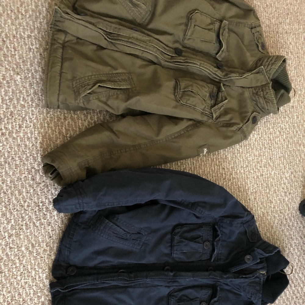 Used once Abercrombie jacket 🧥 for men .